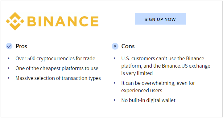 binance pros and cons