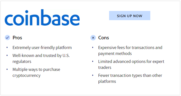 coinbase pros and cons