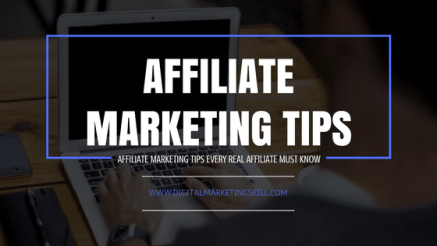 Affiliate marketing tips poster