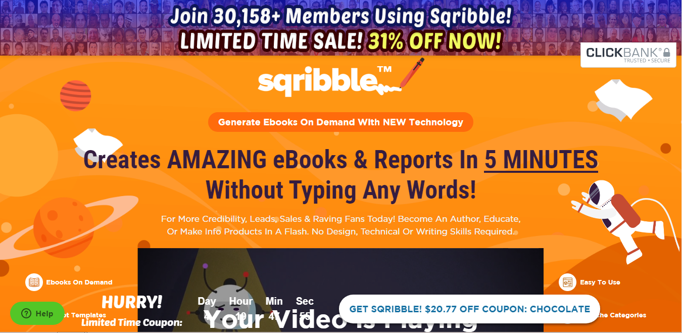sqribble homepage