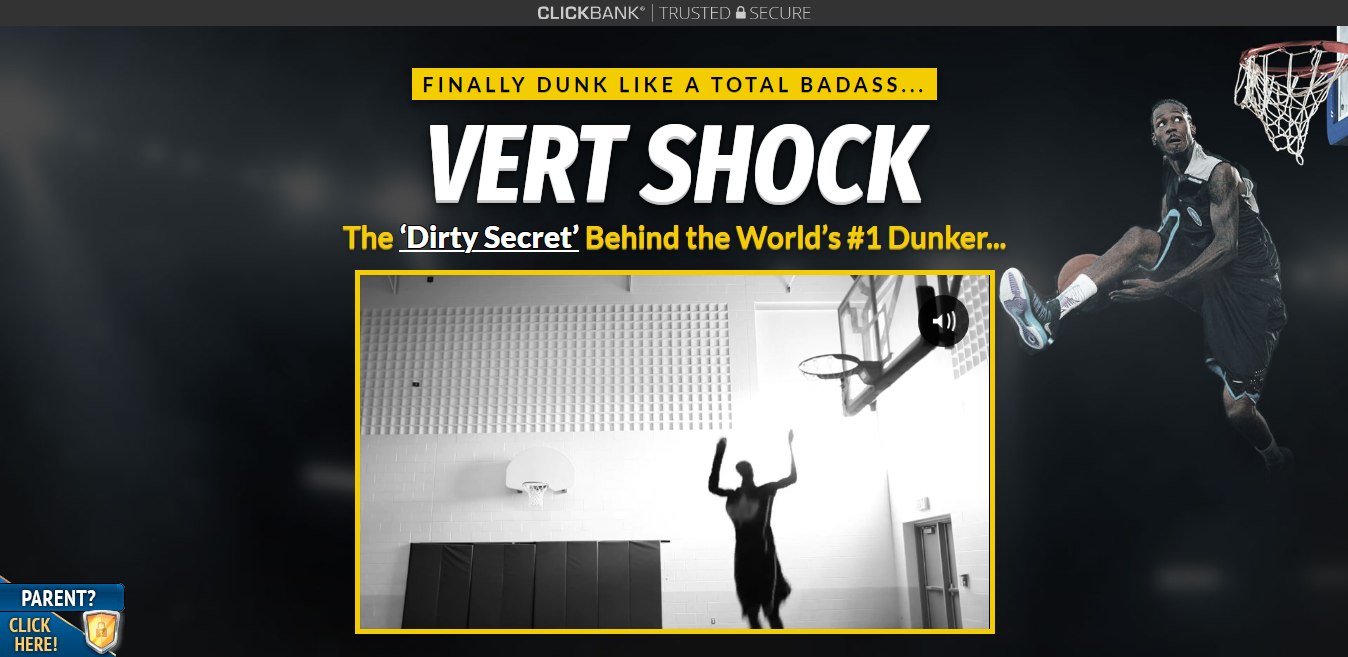 vert shock homepage