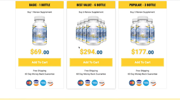 a screenshot of renew detox clickbank products