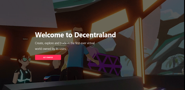 Decentraland gaming crypto
