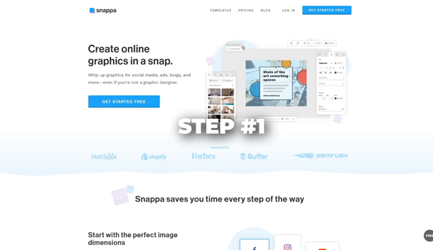 snappa website home page